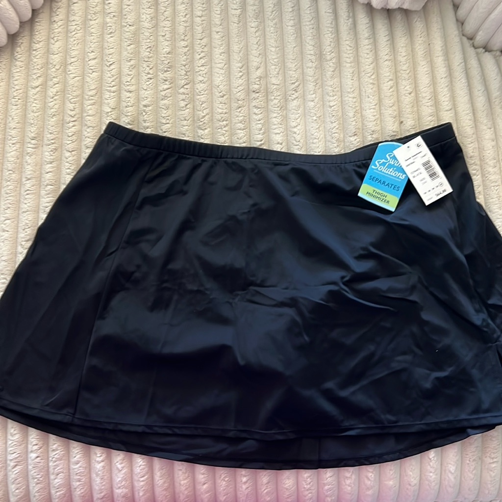 Swim Solutions Black Swim Skirt